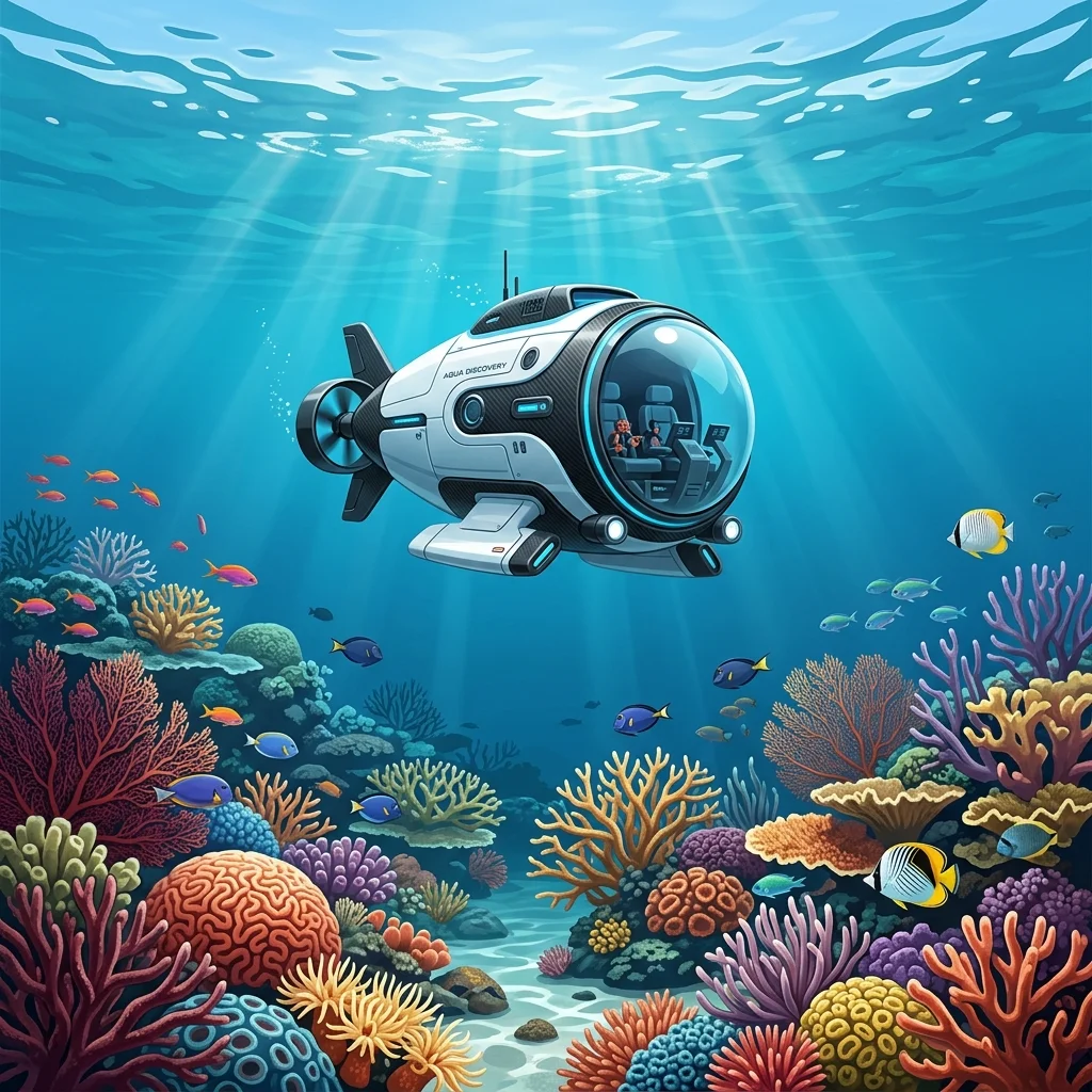 Scuba Diver Exploring Sunken Cargo Shipwreck with Dynamic Loot Spawner HUD