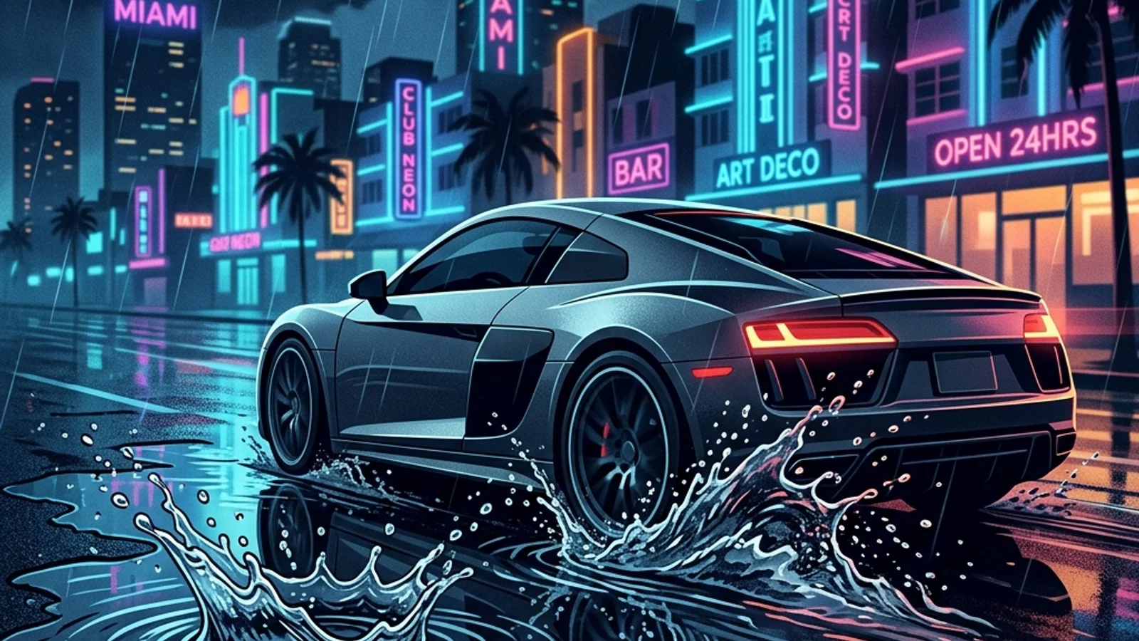 Micro-Physics: What Water Deformation Tells Us About Vehicle Handling