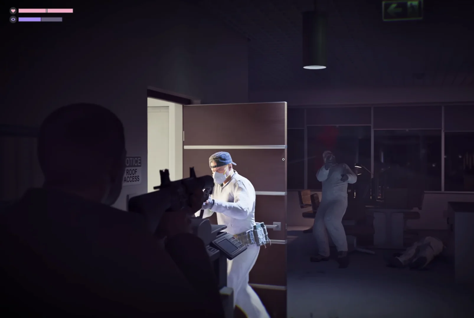 Real gameplay snapshot of returning weapons